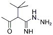 1-IMINO-2-ACETYL-3,3-DIMETHYL-BUTYLHYDRAZINE Struktur