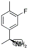 (S)-1-(3-FLUORO-4-METHYLPHENYL)ETHANAMINE Struktur