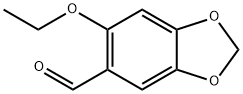 6-ETHOXY-BENZO[1,3]DIOXOLE-5-CARBALDEHYDE Struktur