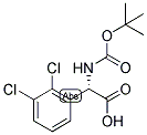 (S)-TERT-BUTOXYCARBONYLAMINO-(2,3-DICHLORO-PHENYL)-ACETIC ACID Struktur