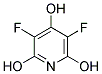 3,5-DIFLUOROPYRIDINE-2,4,6-TRIOL Struktur