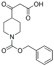 3-(1-(BENZYLOXYCARBONYL)PIPERIDIN-4-YL)-3-OXOPROPANOIC ACID Struktur