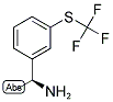 (S)-1-(3-(TRIFLUOROMETHYLTHIO)PHENYL)ETHANAMINE Struktur