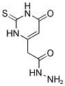 2-(6-OXO-2-THIOXO-1,2,3,6-TETRAHYDROPYRIMIDIN-4-YL)ACETOHYDRAZIDE Struktur