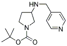 1-BOC-3-N-(PYRIDIN-4-YLMETHYL)-AMINO-PYRROLIDINE Struktur