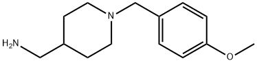 C-[1-(4-METHOXY-BENZYL)-PIPERIDIN-4-YL]-METHYLAMINE Struktur