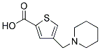 4-(PIPERIDIN-1-YLMETHYL)THIOPHENE-2-CARBOXYLIC ACID Struktur