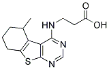 3-(5-METHYL-5,6,7,8-TETRAHYDRO-BENZO[4,5]THIENO-[2,3-D]PYRIMIDIN-4-YLAMINO)-PROPIONIC ACID Struktur