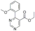 ETHYL-4-(2-METHOXYPHENYL)PYRIMIDINE-5-CARBOXYLATE Struktur