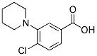 4-CHLORO-3-PIPERIDIN-1-YL-BENZOIC ACID Struktur