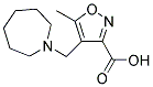 4-(AZEPAN-1-YLMETHYL)-5-METHYLISOXAZOLE-3-CARBOXYLIC ACID Struktur