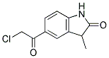 5-(2-CHLORO-ACETYL)-3-METHYL-1,3-DIHYDRO-INDOL-2-ONE Struktur