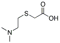 2-(2-(DIMETHYLAMINO)ETHYLTHIO)ACETIC ACID Struktur