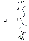 N-(1,1-DIOXIDOTETRAHYDROTHIEN-3-YL)-N-(THIEN-2-YLMETHYL)AMINE HYDROCHLORIDE Struktur