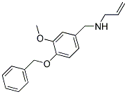 N-(4-(BENZYLOXY)-3-METHOXYBENZYL)PROP-2-EN-1-AMINE Struktur