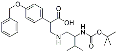 2-(4-BENZYLONY-PHENYL)-3-(2-TERT-BUTOXYCARBNYLAMINO-3-METHYLBUTYLAMINO)-PROPIONIC ACID Struktur