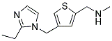 (4-[(2-ETHYL-1H-IMIDAZOL-1-YL)METHYL]-2-THIENYL)-N-METHYLMETHANAMINE Struktur