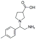 1-(2-AMINO-1-P-TOLYL-ETHYL)-PYRROLIDINE-3-CARBOXYLIC ACID Struktur