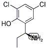 (S)-2-(1-AMINO-PROPYL)-4,6-DICHLORO-PHENOL Struktur