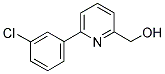 [6-(3-CHLOROPHENYL)PYRIDIN-2-YL]METHANOL Struktur