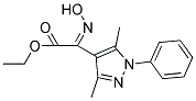 ETHYL (2Z)-(3,5-DIMETHYL-1-PHENYL-1H-PYRAZOL-4-YL)(HYDROXYIMINO)ACETATE Struktur