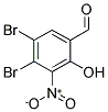 4,5-DIBROMO-2-HYDROXY-3-NITRO-BENZALDEHYDE Struktur