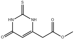 METHYL (6-OXO-2-THIOXO-1,2,3,6-TETRAHYDROPYRIMIDIN-4-YL)ACETATE Struktur