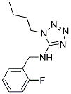 1-BUTYL-N-(2-FLUOROBENZYL)-1H-TETRAZOL-5-AMINE Struktur