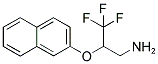 3,3,3-TRIFLUORO-2-(NAPHTHALEN-2-YLOXY)-PROPYLAMINE Struktur