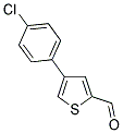 4-(4-CHLOROPHENYL)-2-THIOPHENECARBALDEHYDE Struktur