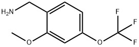 2-METHOXY-4-(TRIFLUOROMETHOXY)BENZYLAMINE Struktur