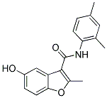 5-HYDROXY-2-METHYL-BENZOFURAN-3-CARBOXYLIC ACID (2,4-DIMETHYL-PHENYL)-AMIDE Struktur