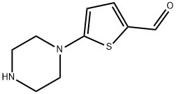 5-PIPERAZIN-1-YLTHIOPHENE-2-CARBALDEHYDE Struktur