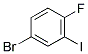 4-BROMO-1-FLUORO-2-IODOBENZENE Struktur