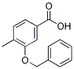 3-BENZYLOXY-4-METHYLBENZOIC ACID Struktur