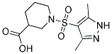 1-(3,5-DIMETHYL-1H-PYRAZOLE-4-SULFONYL)-PIPERIDINE-3-CARBOXYLIC ACID Struktur