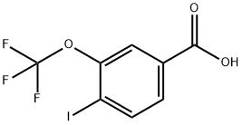 4-IODO-3-(TRIFLUOROMETHOXY)BENZOIC ACID Struktur