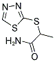 2-(1,3,4-THIADIAZOL-2-YLSULFANYL)PROPANAMIDE Struktur