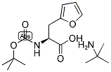 (S)-N-BOC-2-FURYLALANINE-TERT-BUTYLAMINE SALT Struktur