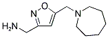 [5-(1-AZEPANYLMETHYL)-3-ISOXAZOLYL]METHANAMINE Struktur