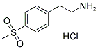 2-(4-METHYLSULFONYL-PHENYL)-ETHYLAMINE HYDROCHLORIDE Struktur