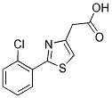 [2-(2-CHLOROPHENYL)-1,3-THIAZOL-4-YL]ACETIC ACID Struktur