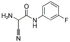 2-AMINO-2-CYANO-N-(3-FLUORO-PHENYL)-ACETAMIDE Struktur