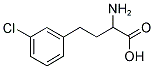 2-AMINO-4-(3-CHLORO-PHENYL)-BUTYRIC ACID Struktur