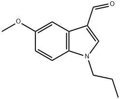 5-METHOXY-1-PROPYL-1H-INDOLE-3-CARBALDEHYDE Struktur