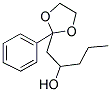 2-(2-HYDROXYPENTYL)-2-PHENYL-1,3-DIOXOLANE Struktur