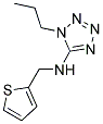 1-PROPYL-N-(THIEN-2-YLMETHYL)-1H-TETRAZOL-5-AMINE Struktur