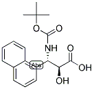 N-BOC-3-(S)-AMINO-2-(S)-HYDROXY-3-NAPHTHALEN-1-YL-PROPIONIC ACID Struktur