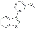 3-(3-METHOXYPHENYL)-1-BENZOTHIOPHENE Struktur