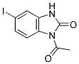 1-ACETYL-5-IODO-1,3-DIHYDRO-BENZIMIDAZOL-2-ONE Struktur